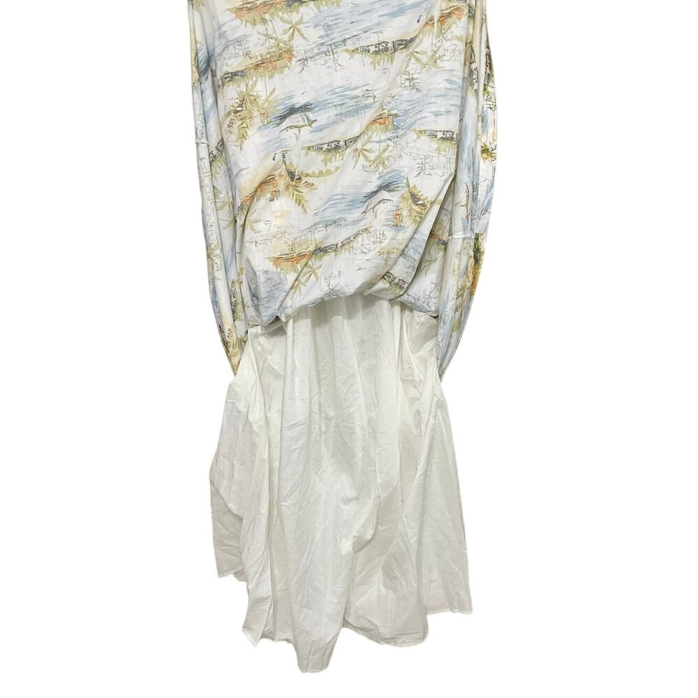 NWT Abercrombie & Fitch Sydney Smocked Dipped-Waist Midi Dress Size X-Large - Picture 10 of 11